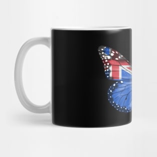 Turks And Caicos Flag  Butterfly - Gift for Turks And Caicos From Turks And Caicos Mug